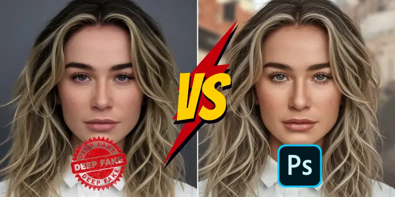 Deepfakes vs. Photoshop